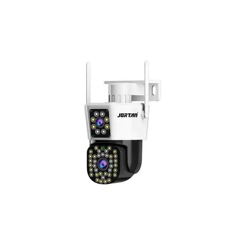 Camera de Supraveghere Duala, Wireless Jortan JT-8293, 6MP, Viziune Nocturnă,IP66,Detectare Mișcare și Audio + Card 32 Gb