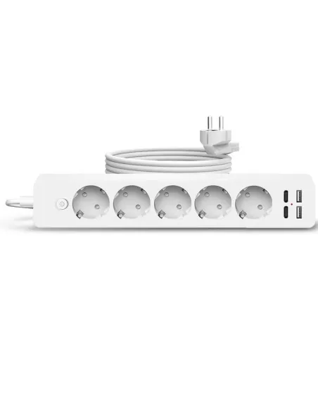 Prelungitor 5 prize, 2 porturi USB si 2 Type-C, 2m , Jortan