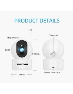 Camera supraveghere 360, , Wi-Fi, IP44, HD, 2 MP, Jortan JT-8183 2