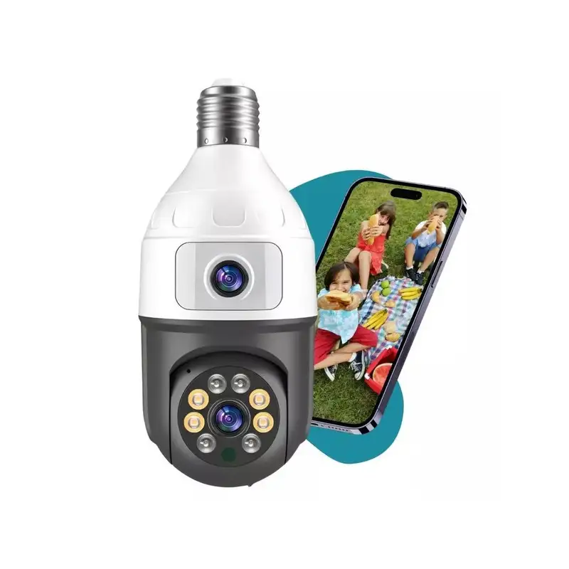 Camera dubla de supraveghere in bec, Wi-Fi Jortan, JTZ-9696, night vision + Card memorie 32gb