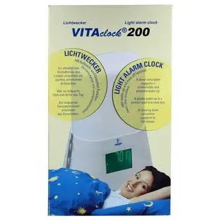 Ceas cu lampa led si alarma VITAclock 200 Davita 2