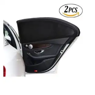 Set 2 x Parasolar negru pentru geamurile auto laterale 2