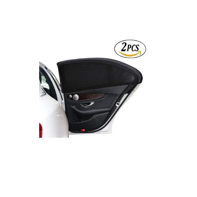 Set 2 x Parasolar negru pentru geamurile auto laterale