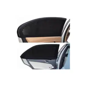 Set 2 x Parasolar negru pentru geamurile auto laterale