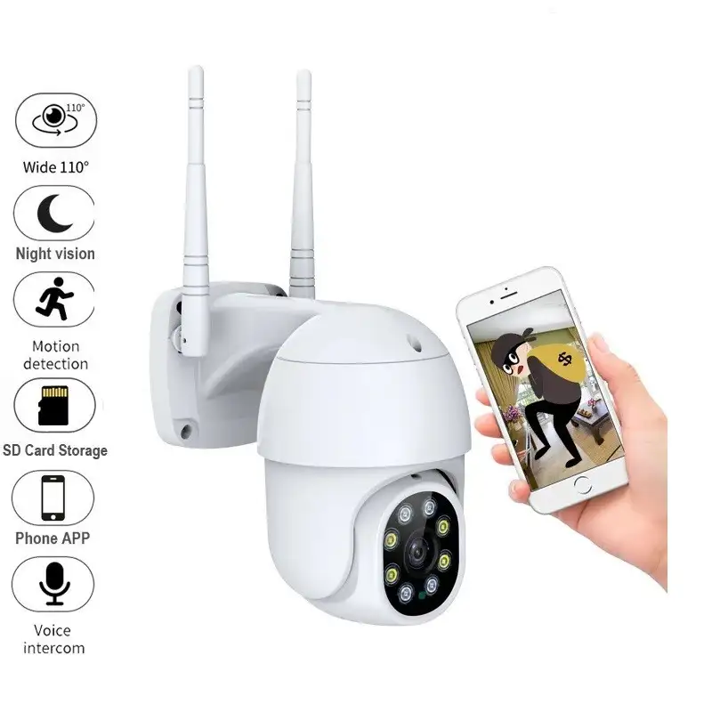 Camera video IP, WiFi, Jortan 360, 2MP, JT-8270QJ + Card cadou