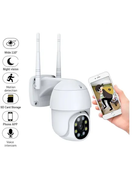 Camera video IP, WiFi, Jortan 360, 2MP, JT-8270QJ + Card cadou