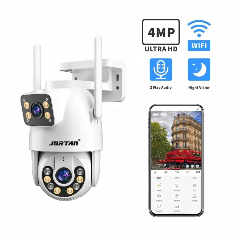 Camera video dubla 360 WiFi , Jortan 6MP, JTZ-9697 + CARD 32 GB