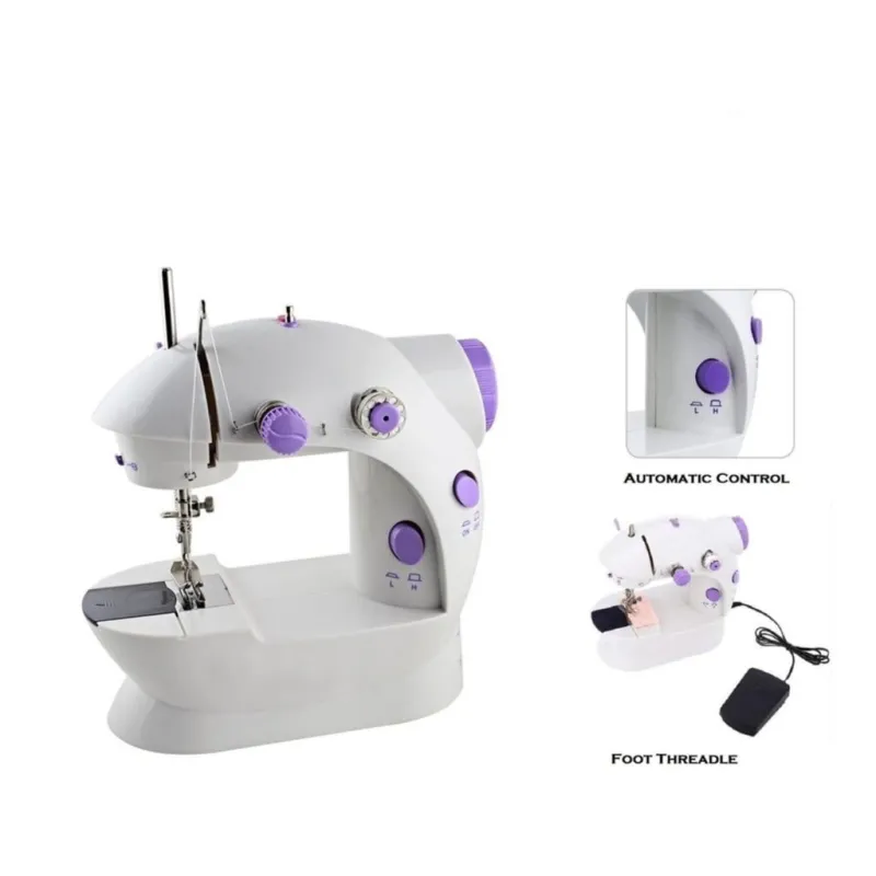 Mini masina de cusut portabila cu pedala