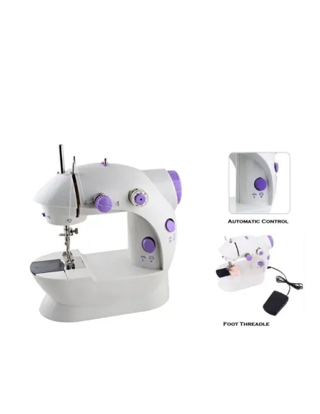 Mini masina de cusut portabila cu pedala