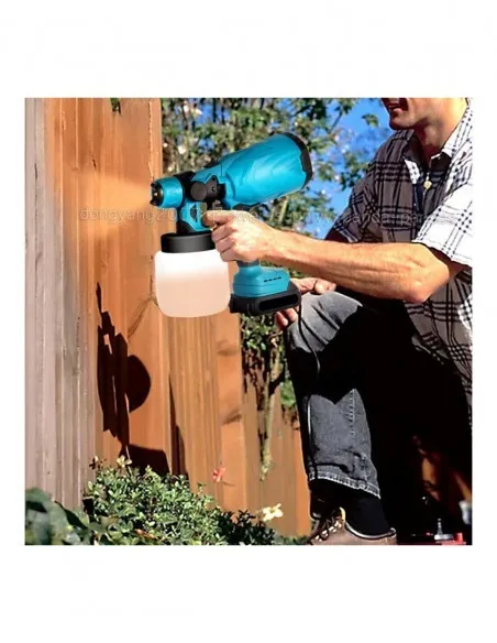 Pistol de vopsit 24V cu 2 acumulatori,rezervor 800 ML, putere 650 ML/ min