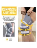 Genunchiera elastica, ideala pentru toate tipurile de sporturi dinamice