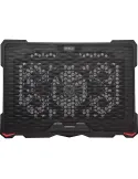 Suport Cooler pentru laptop Serioux NCP035, 10-17.3", 5 ventilatoare, USB, negru