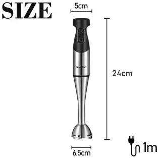 Blender electric de mână cu două viteze 500W SF-8002 2