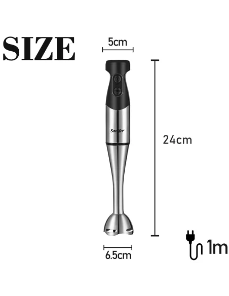 Blender electric de mână cu două viteze 500W SF-8002