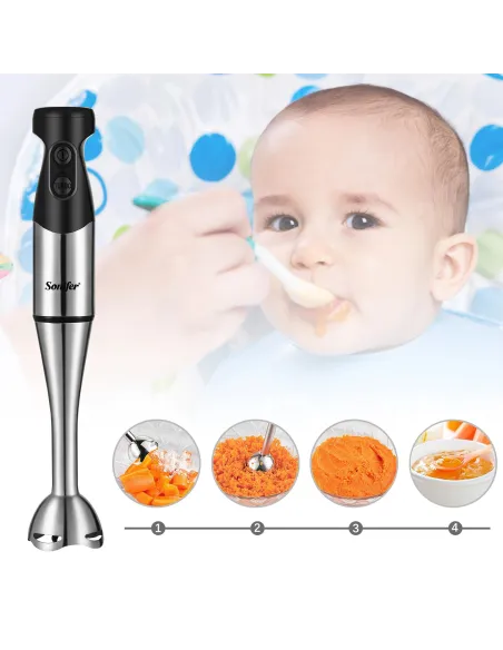 Blender electric de mână cu două viteze 500W SF-8002