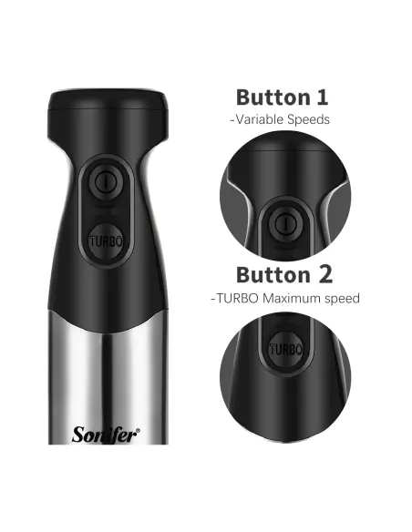 Blender electric de mână cu două viteze 500W SF-8002