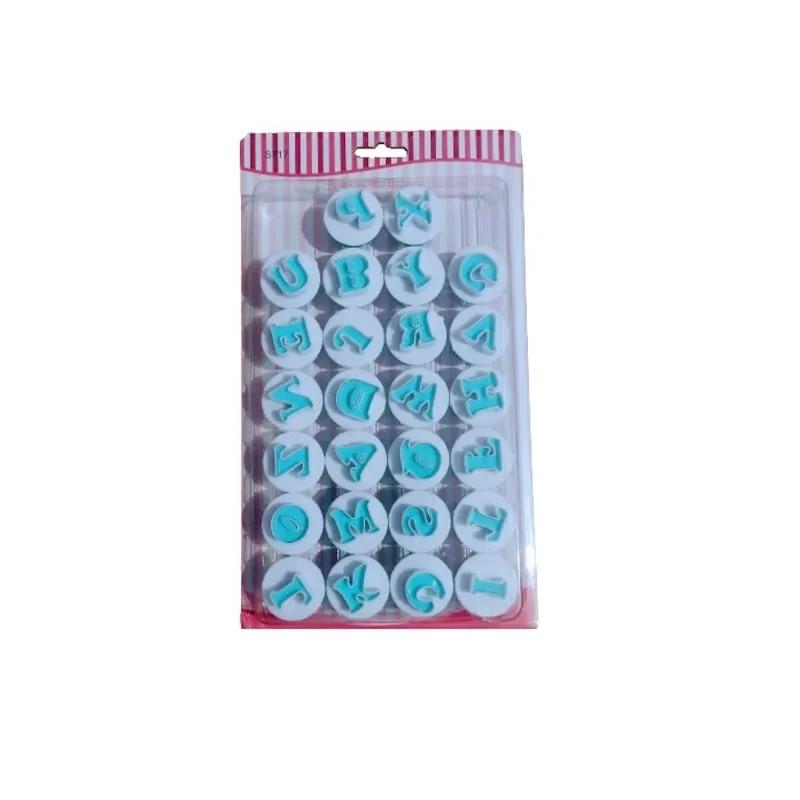 Set decupatoare cu piston litere mari , 26 bucati