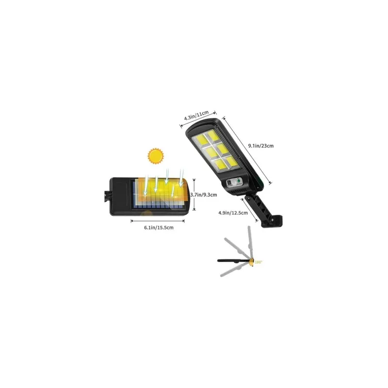 Cumpara  Set 4 x Lampa solara 8 celule, cu