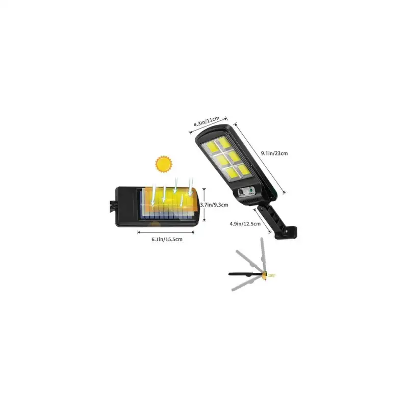 Cumpara Set 4 x Lampa solara 8 celule, cu