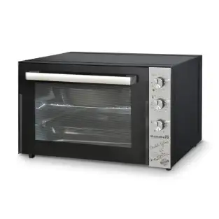 Cuptor electric 70l, ventilator,lampa, Negru, Hausberg