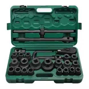 Trusa 26 Tubulare Hexagonale Mari 3/4 " Camion 21 - 65 mm in 6 laturi