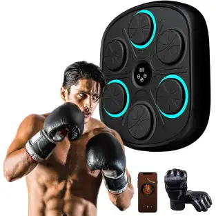 Aparat de box muzical inteligent,conexiune Bluetooth, difuzor,manusi incluse,