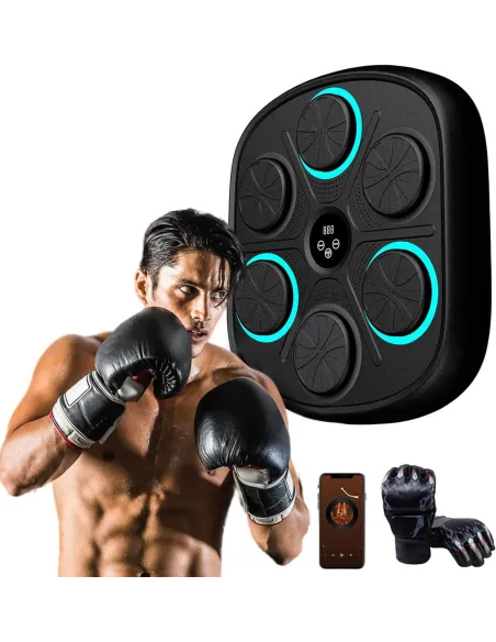 Aparat de box muzical inteligent,conexiune Bluetooth, difuzor,manusi incluse,