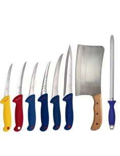 Set cutite macelarie de 8 piese, R2