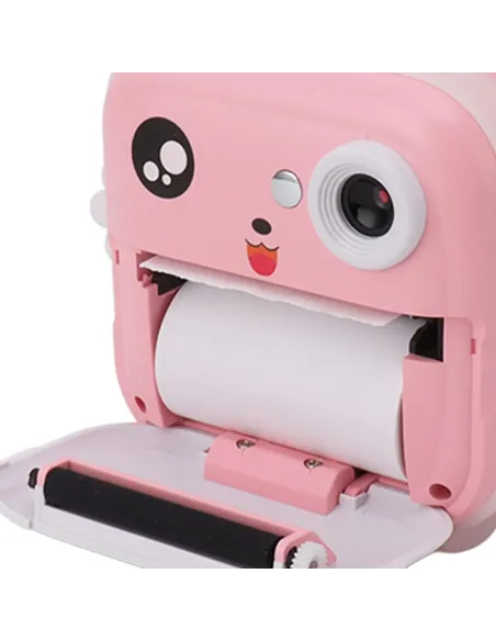 Camera foto digitala cu imprimare termica pentru copii, focalizare automata, display color de 2,4 inch 1080P Full HD