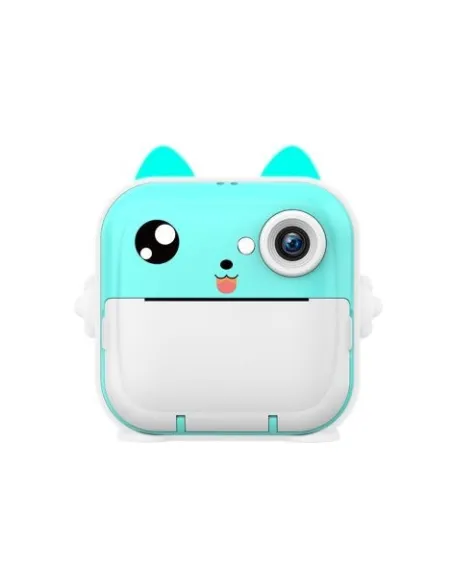 Camera foto digitala cu imprimare termica pentru copii, focalizare automata, display color de 2,4 inch 1080P Full HD