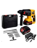 Rotopercutor KraftRoyal 36V, 8Ah, cu 2 Acumulatori cu Li-ion, Brushless