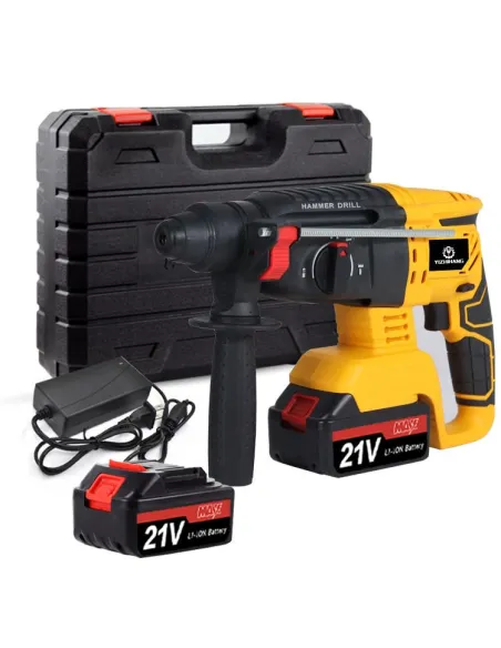 Rotopercutor KraftRoyal 36V, 8Ah, cu 2 Acumulatori cu Li-ion, Brushless