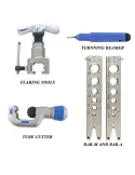 Trusa pentru bercuit țevi HVAC, 6-19 mm, unghi de 45 de grade