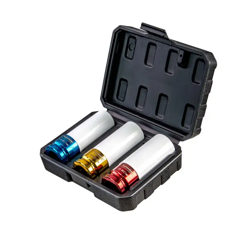 3 Tubulare de impact cu protectie set 17, 19, 21mm 1/2" TMP