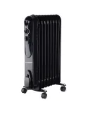 Calorifer electric ulei, 9 elementi ,3 trepte, HAUSBERG HB-8915, 2000 W