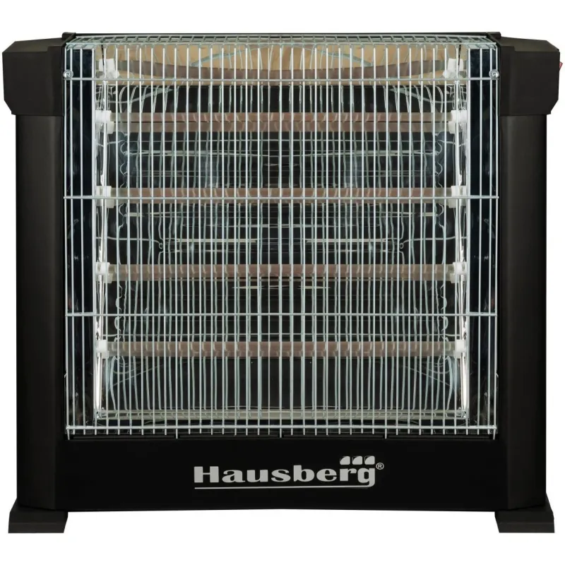 Radiator 1600 W, 4 tuburi quartz, 2 trepte, Hausberg HB-8800NG