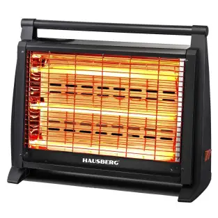 Radiator electric 1500 W, 3 tuburi quartz, Hausberg HB-8761