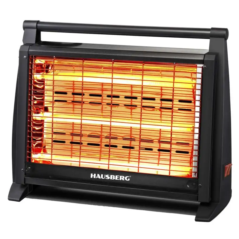 Radiator electric 1500 W, 3 tuburi quartz, Hausberg HB-8761