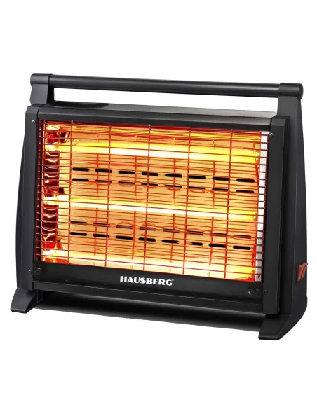 Radiator electric 1500 W, 3 tuburi quartz, Hausberg HB-8761