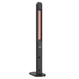 Radiator electric adaptabil,2000 W, IP24,Tub Carbon, Aluminiu, Hausberg HB-8575,