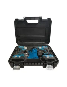 Set bormasina impact si infiletat 128V, 8ah, 2 acumulatori, 128V,German Meister 2