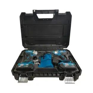 Set bormasina impact si infiletat 128V, 8ah, 2 acumulatori, 128V,German Meister 2