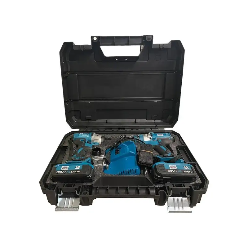 Set bormasina impact si infiletat 128V, 8ah, 2 acumulatori, 128V,German Meister