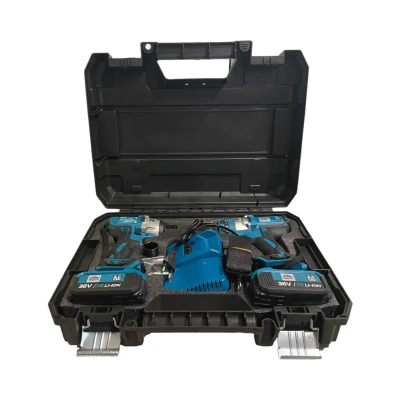 Set bormasina impact si infiletat 128V, 8ah, 2 acumulatori, 128V,German Meister