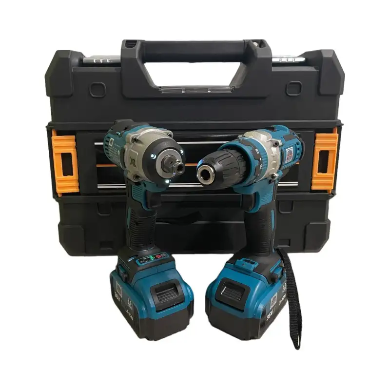 Set bormasina impact si infiletat 128V, 8ah, 2 acumulatori, 128V,German Meister