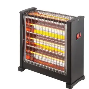 Radiator 1600 W, 4 tuburi quartz, 2 trepte, Hausberg HB-8800NG