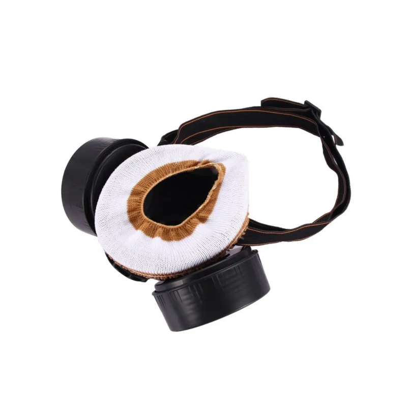 Masca de protectie, anti praf si vapori, anti-poluare, cu 2 filtre de carbon activ si ochelari