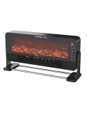 Semineu electric 2000W, efect flacara,Termostat, Hausberg HB-8216NG