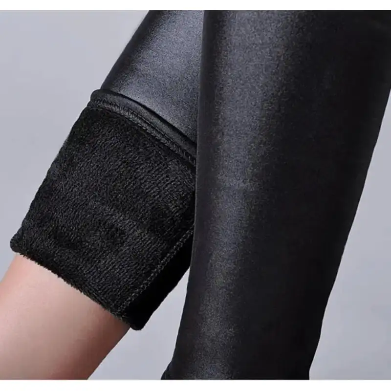 Colanti imitatie piele imblaniti