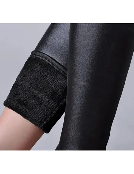 Colanti imitatie piele imblaniti
